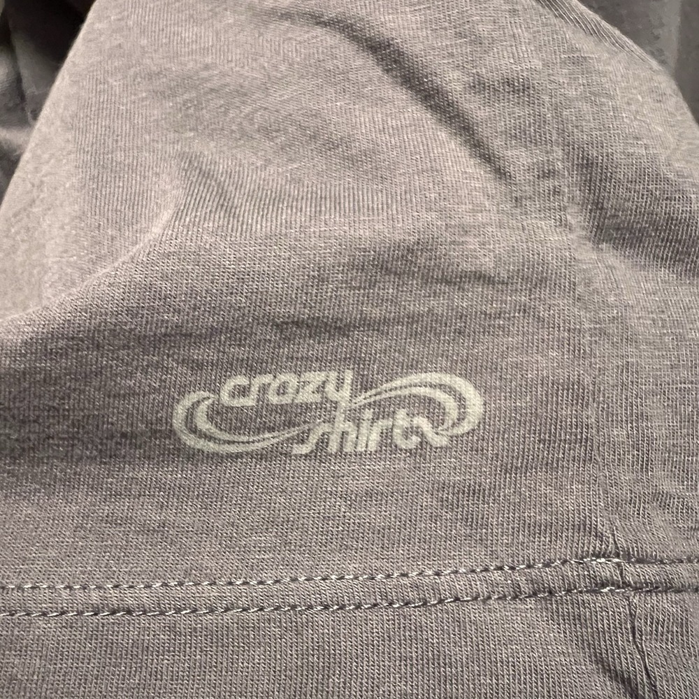 Crazy Shirts Wyland Gray Long Sleeve Great White Shark XL Pima Cotton Shirt - Picture 5 of 13